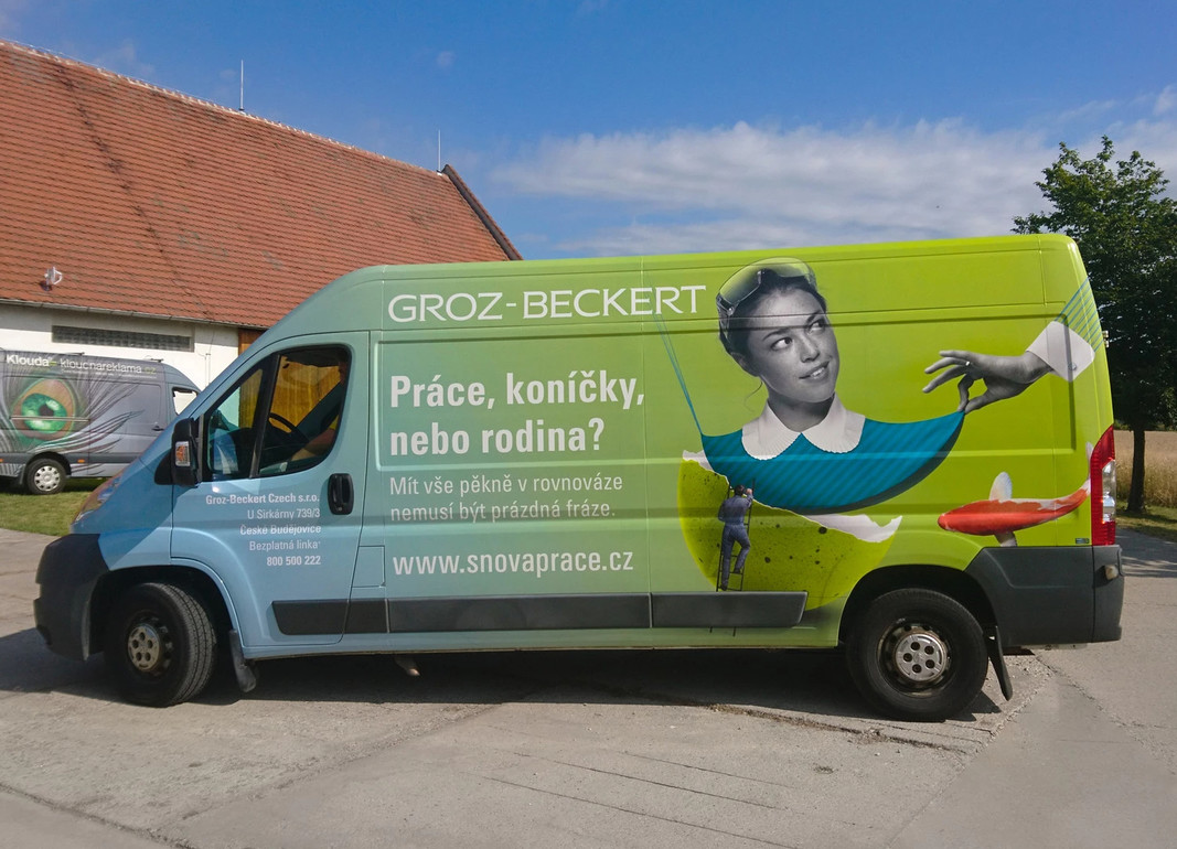 Polepy vozů